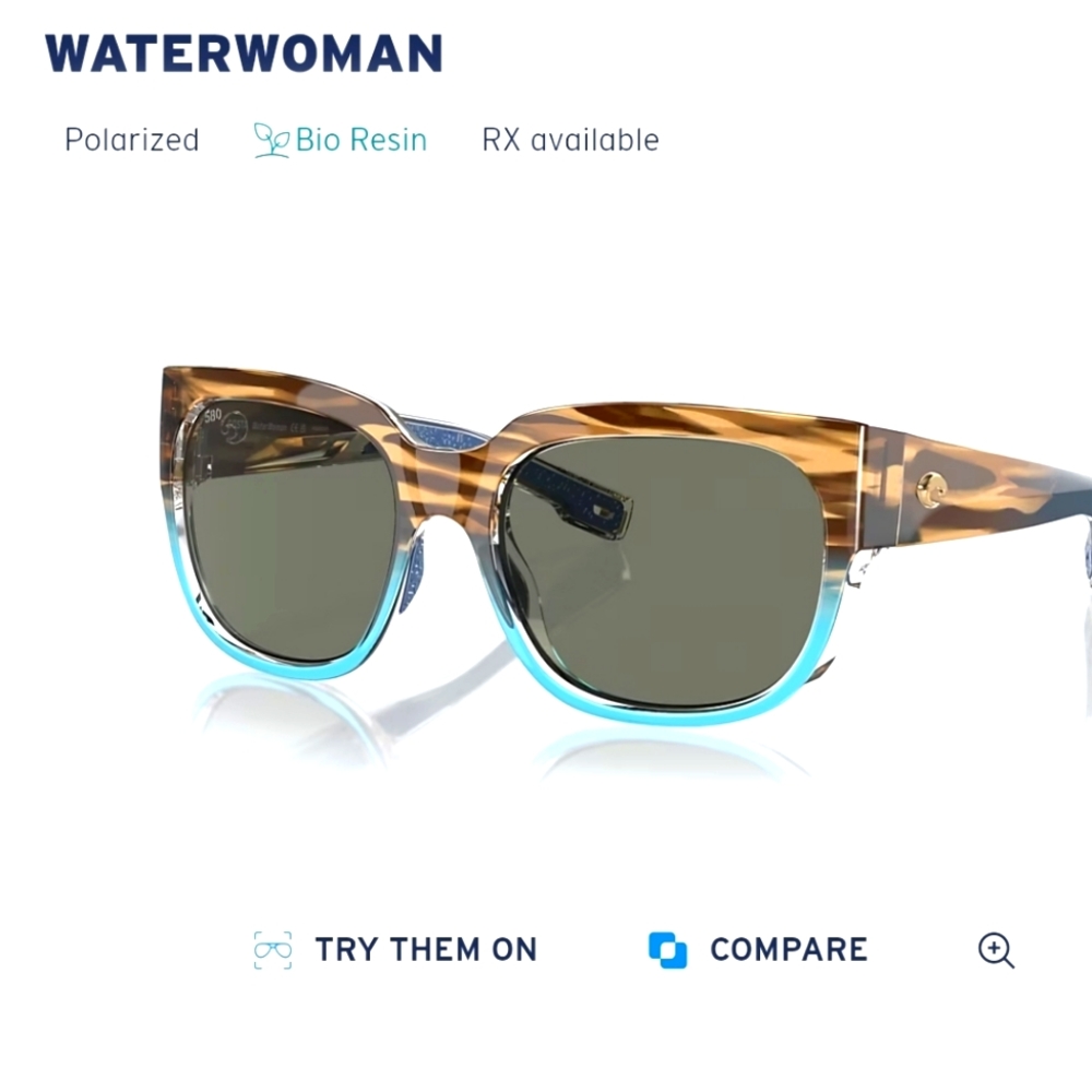 Costa WaterWoman Polarized Ladies Sunglasses w/ case